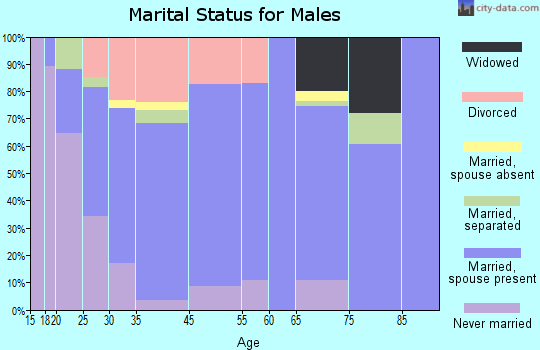 Childersburg marital status for males