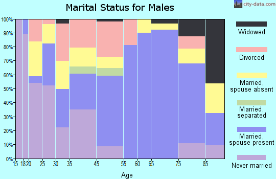 Ellsworth marital status for males