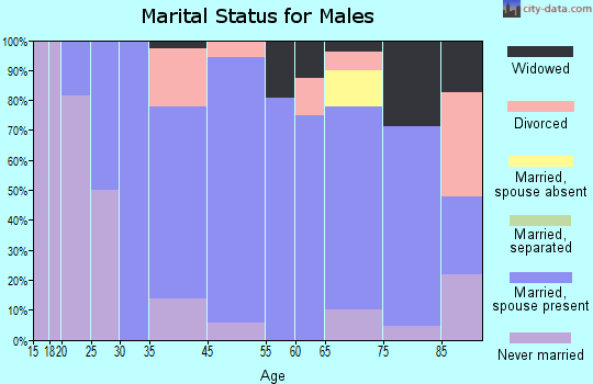 Frankfort marital status for males