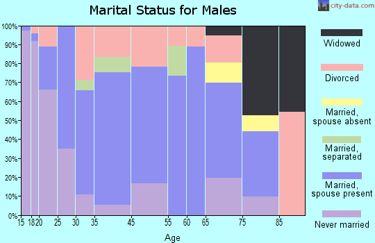 Galena marital status for males