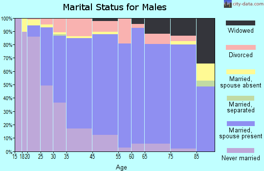 Hays marital status for males