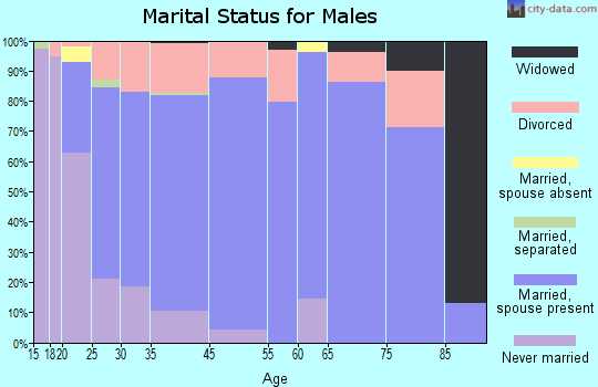 Haysville marital status for males