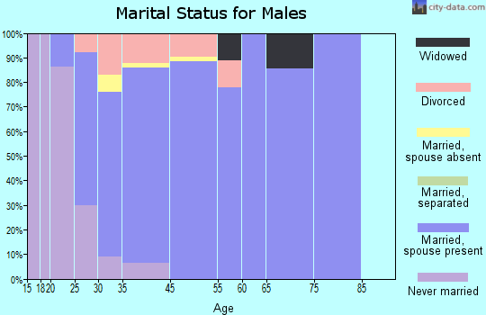 Holcomb marital status for males