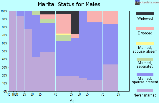 Unalakleet marital status for males