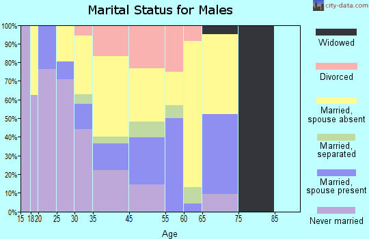Unalaska marital status for males