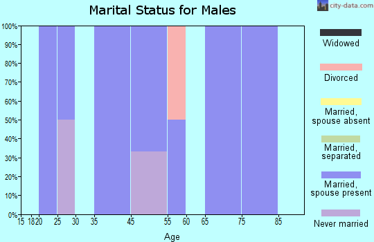 Longford marital status for males