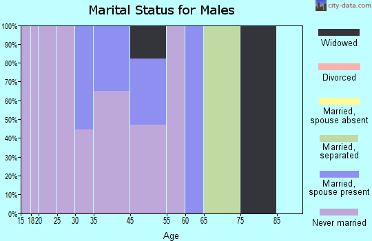 Venetie marital status for males