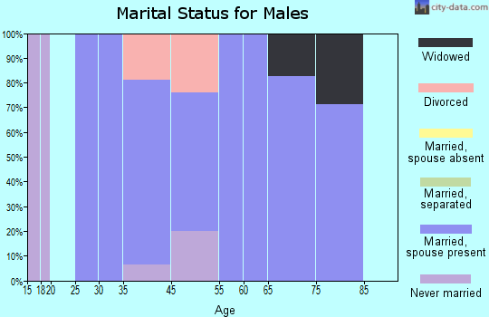 McCracken marital status for males