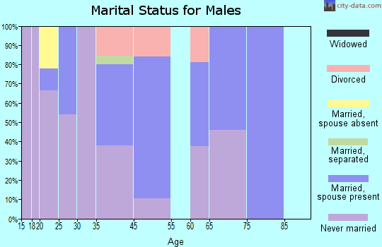 Wainwright marital status for males
