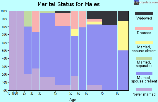 Mankato marital status for males