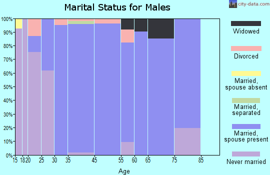 Clay marital status for males