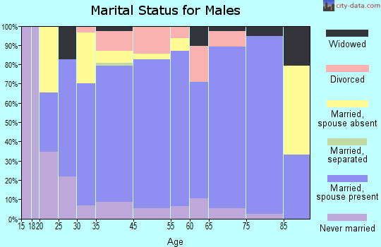 Meade marital status for males