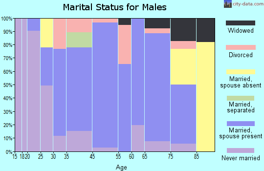 Minneapolis marital status for males