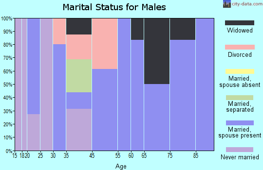 Palco marital status for males