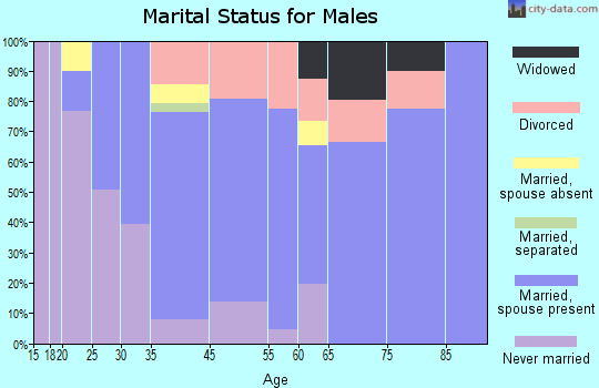Wrangell marital status for males