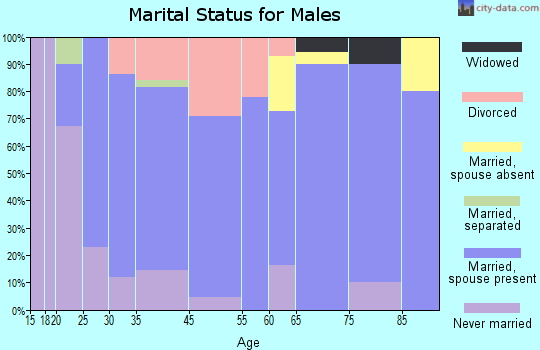 Plainville marital status for males
