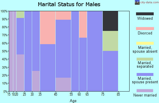 Princeton marital status for males