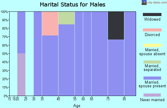 Sawyer marital status for males
