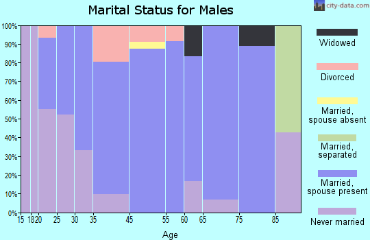 Sharon Springs marital status for males