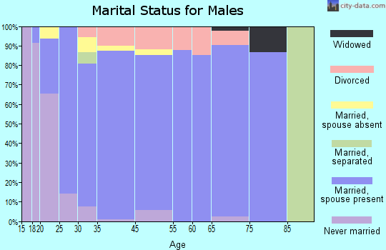 Sublette marital status for males