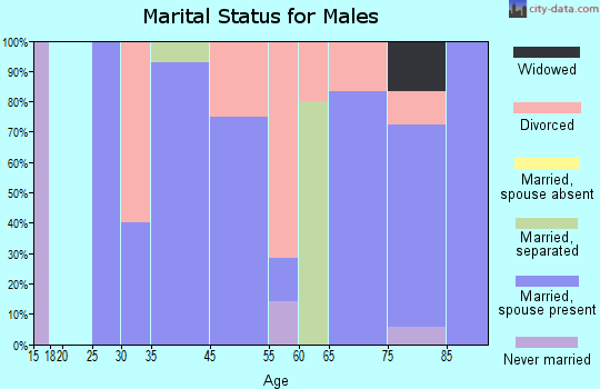 Toronto marital status for males