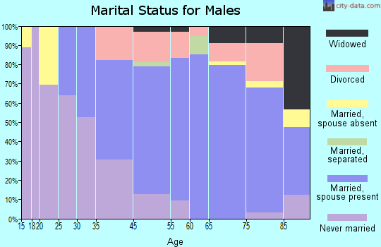 Big Park marital status for males