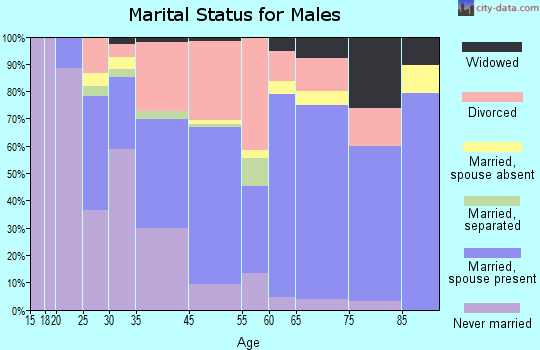 Bisbee marital status for males