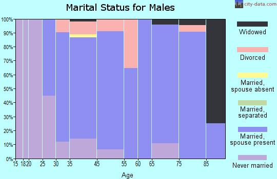 Beechwood Village marital status for males