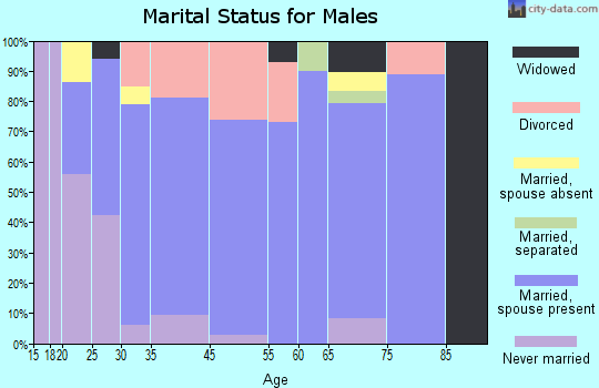 Clay marital status for males