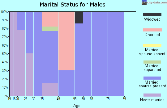 Dover marital status for males