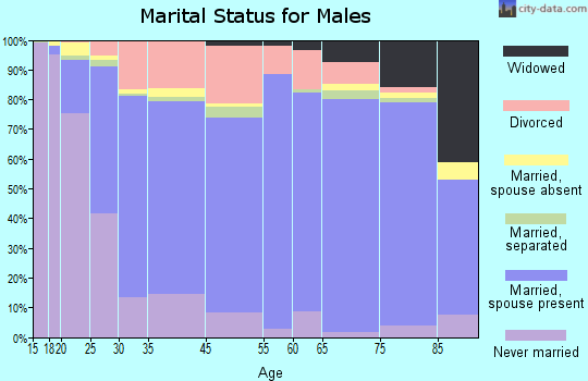 Casa Grande marital status for males