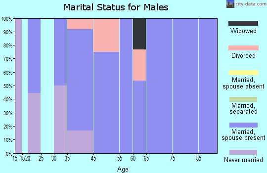 Fairmeade marital status for males