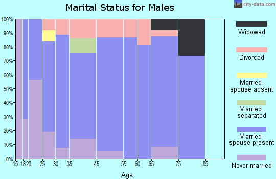 Ferguson marital status for males