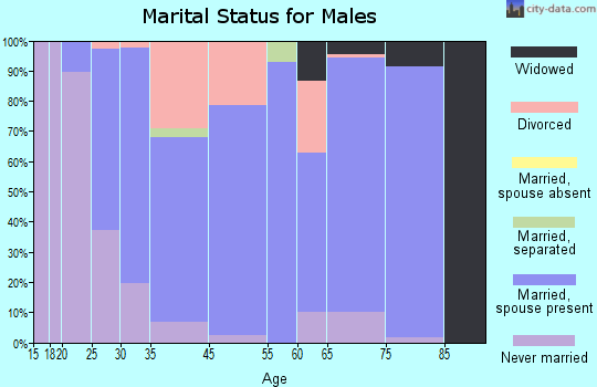 Hendron marital status for males