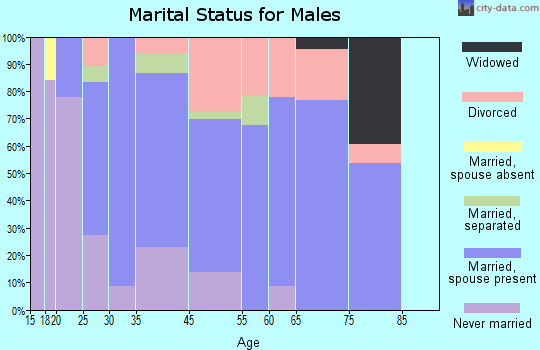 Lancaster marital status for males