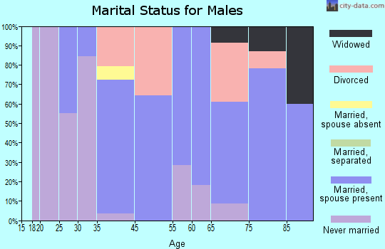 Meadowview Estates marital status for males