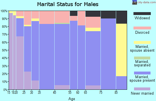 Mount Washington marital status for males