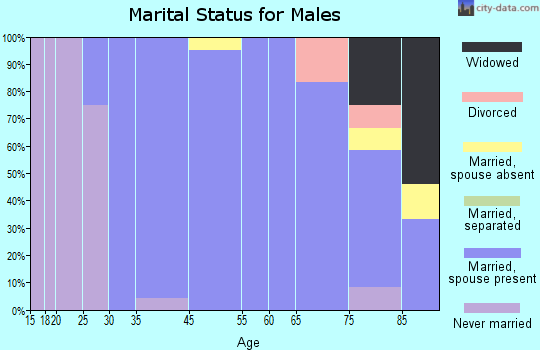 Murray Hill marital status for males