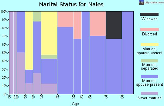 Smithland marital status for males