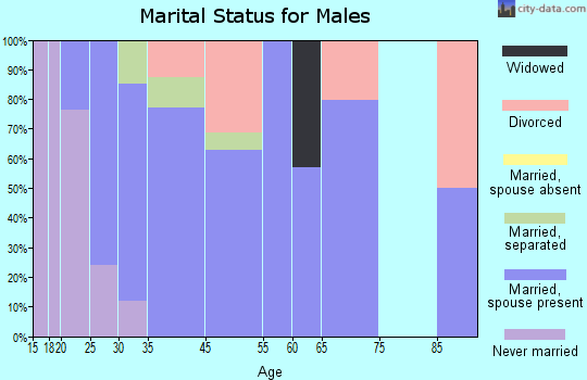 Stearns marital status for males