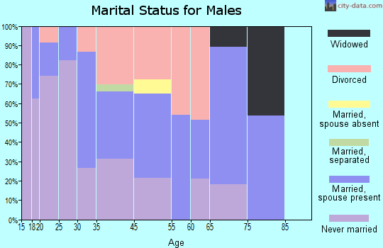 Watterson Park marital status for males