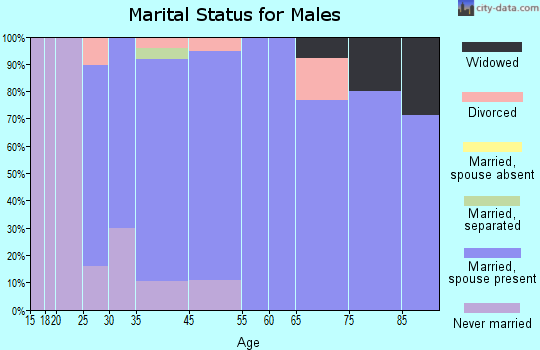 Wellington marital status for males