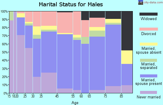 Abbeville marital status for males