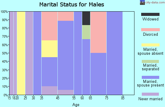 Elgin marital status for males