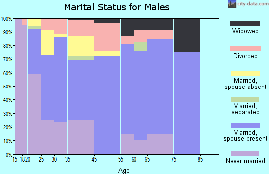 El Mirage marital status for males