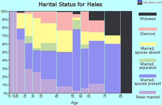 Eloy marital status for males