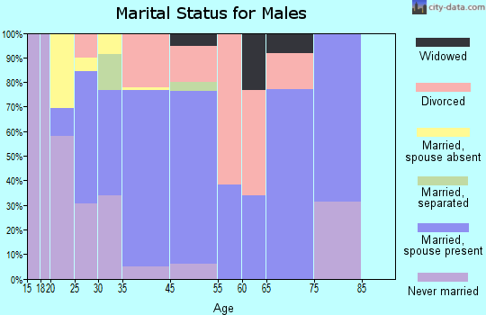 Cameron marital status for males