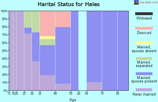 Chataignier marital status for males