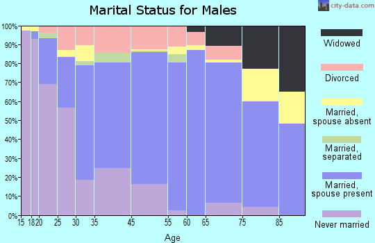 De Ridder marital status for males