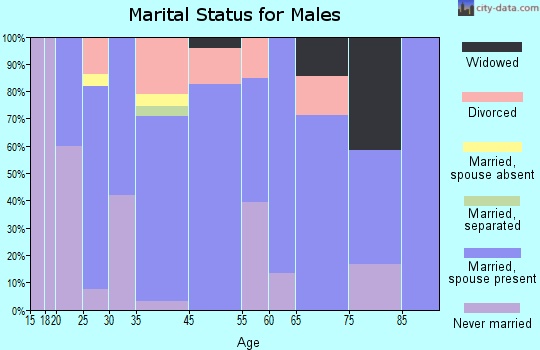 Kinder marital status for males